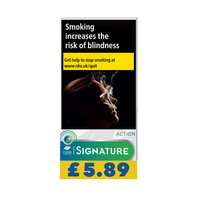 Signature Action PMP (£5.89) 10pk [Menthol]
