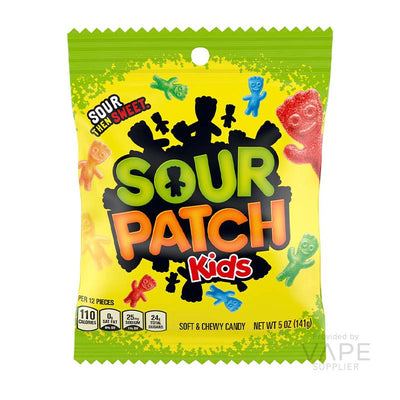 Sour Patch Kids Sour Peg Bag 102g x 12 - LABELS