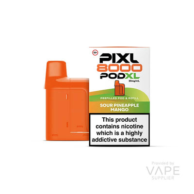 PIXL 8000 20mg Prefilled Pods Sour Pineapple Mango