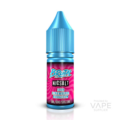 brutal just juice 11mg nic salt sour strawberry bubblegum