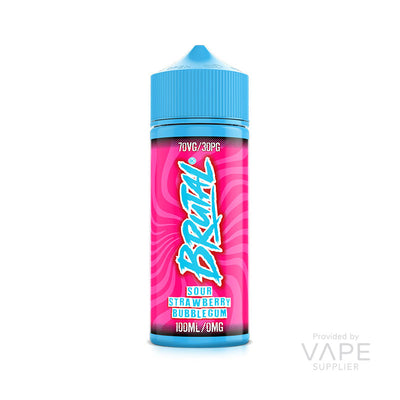 brutal just juice shortfill sour strawberry bubblegum