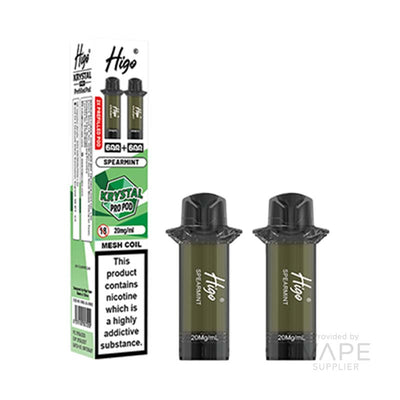 Higo Krystal Pro 20mg Prefilled Pods Spearmint