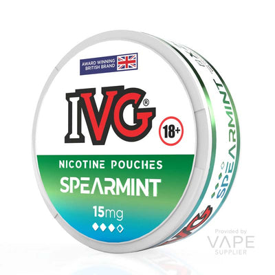 ivg snus nicotine pouches 15mg spearmint