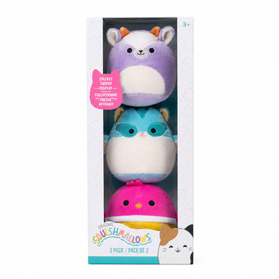 Squishmallows Original (3 Pack) Micromallows 2.5in Plush - 3 Assorted RRP £6.99