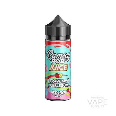Ramsey E-Liquids Ramsey Pod Juice 100ml Shortfill Straw Kiwi Bubblegum