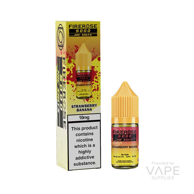Elux Firerose 5000 Strawberry Banana 10mg Nic Salt E-liquid