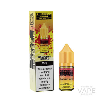 Elux Firerose 5000 Strawberry Banana 20mg Nic Salt E-liquid