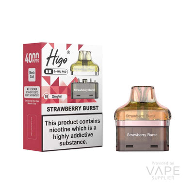 Higo Higo BB Pod Strawberry Burst Pre-Filled Vape Pods