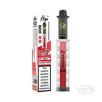 Higo Krystal Pro 20mg Prefilled Pod Kit Strawberry Burst