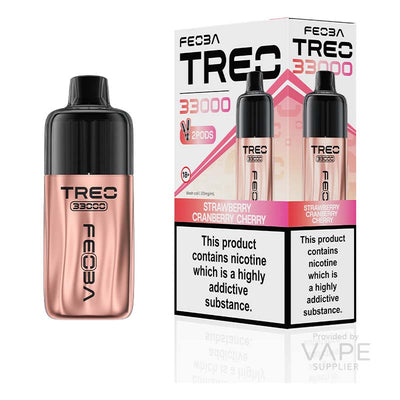 Feoba Treo 33K 20mg Prefilled Pod Kit Strawberry Cranberry Cherry