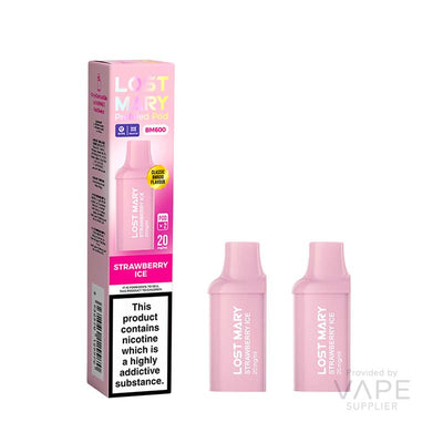 Lost Mary BM600 Strawberry Ice 20mg Pre-Filled Vape Pods