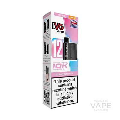 IVG Pro 12 10mg Prefilled Pods Strawberry Ice