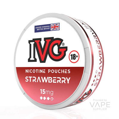 ivg snus nicotine pouches 15mg strawberry