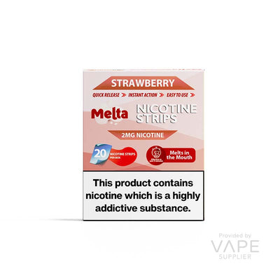 melta nicotine strips 2mg strawberry