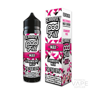 doozy seriously podfill max shortfill eliquid strawberry milk