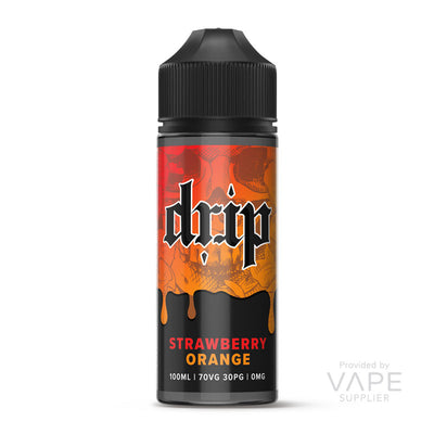 strawberry orange drip 100ml shortfills