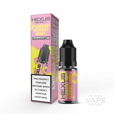 Hexus Strawberry Raspberry Cherry 10mg Nic Salt E-liquid