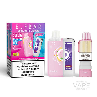 Elf Bar JoinOne15 20mg Prefilled Pod Kit Strawberry Raspberry Cherry Ice