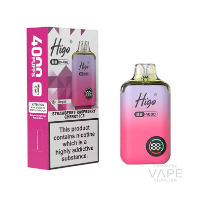 Higo Higo BB Set Strawberry Raspberry Cherry Ice Vape Pod Kit