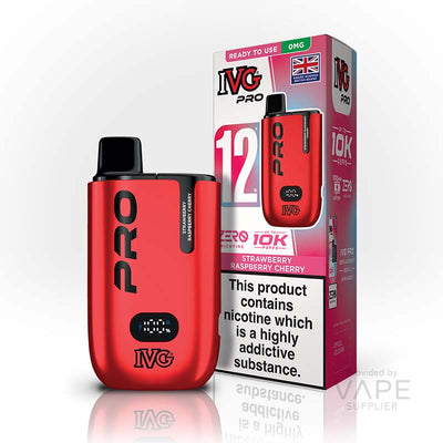 IVG Pro 12 0mg Prefilled Pod Kit Strawberry Raspberry Cherry
