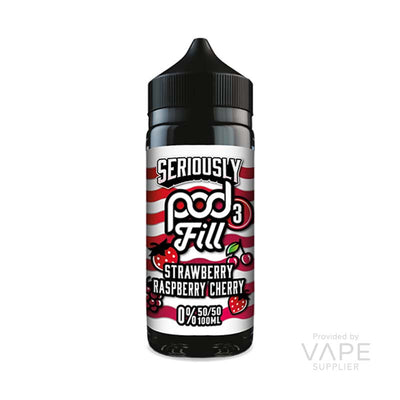 Doozy Vape Co Seriously Pod Fill 3 Strawberry Raspberry Cherry