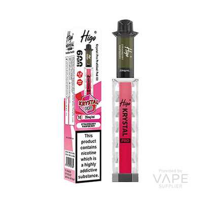 Higo Krystal Pro 20mg Prefilled Pod Kit Strawberry Raspberry