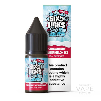 six licks sub zero 10mg strawberry watermelon ice