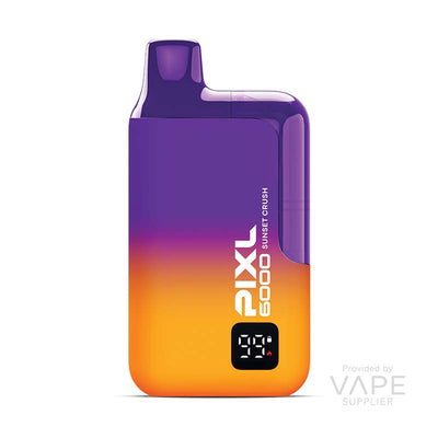 pixl 6000 big puff disposable sunset crush