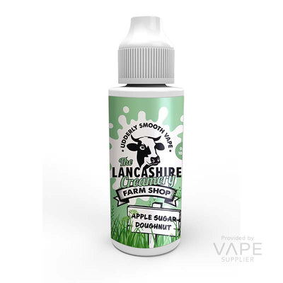 lancashire creamery shortfill 100ml apple sugar doughnut