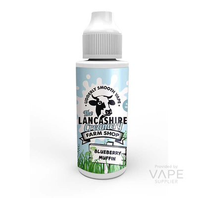 lancashire creamery shortfill 100ml blueberry muffin