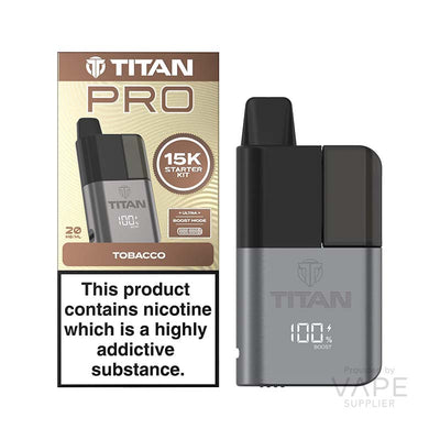 Titan Pro Tobacco 20mg Prefilled Pod Kit