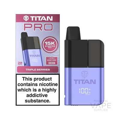 Titan Pro Triple Berries 20mg Prefilled Pod Kit