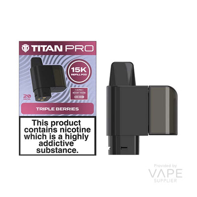 Titan Pro Triple Berries 20mg Prefilled Pods
