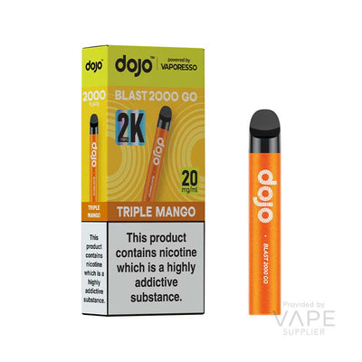 vaporesso dojo blast 2000 go pod kit triple mango