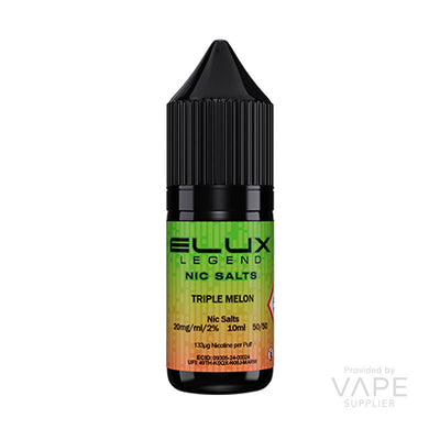 elux legend nic salts 10mg triple melon