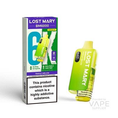 Lost Mary BM6000 Triple Melon 20mg Prefilled Pods