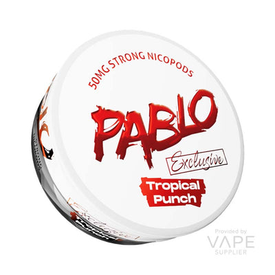 pablo exclusive 50mg nicotine pouches tropical punch