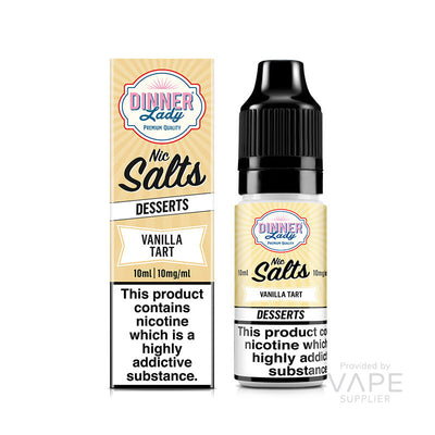 dinner lady vanilla tart nic salt 10mg