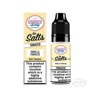 dinner lady vanilla tobacco nic salt 10mg