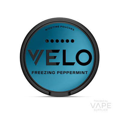 velo nicotine pouches freezing peppermint