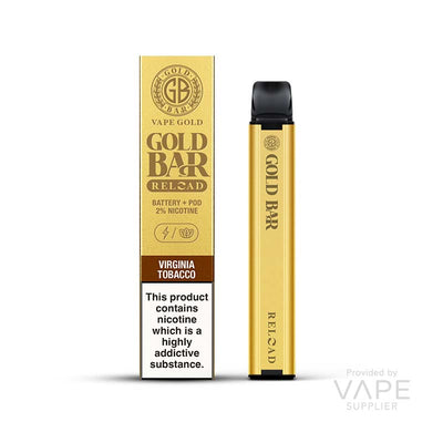 gold bar reload 20mg pod kit virginia tobacco