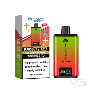 Hayati Pro Ultra 20mg Prefilled Pod Kit Watermelon B Gum and Strawberry B Gum