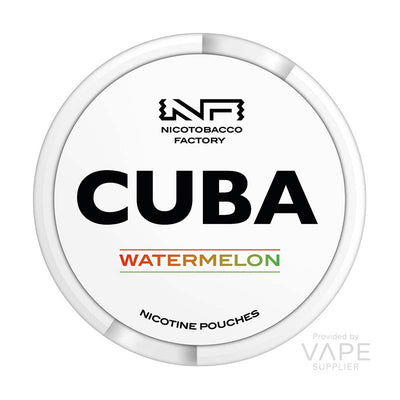 cuba white 25mg nicotine pouch watermelon