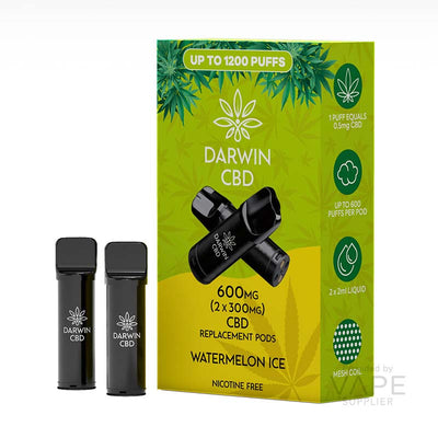 Darwin CBD 600mg (2 x 300mg) Prefilled Pod