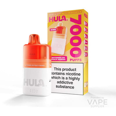 HULA 20mg Prefilled Pod Kit Watermelon Peach Mango