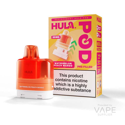 HULA 20mg Prefilled Pods Watermelon Peach Mango