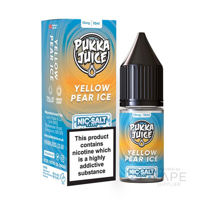 yellow pear ice pukka juice