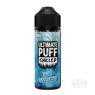 blue raspberry ultimate puff chilled 100ml shortfill