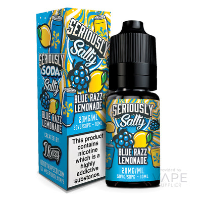 Seriously Soda by Doozy Vape Co Blue Razz Lemonade Nic Salt