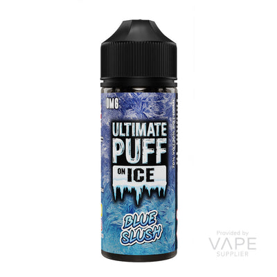 blue slush ultimate puff on ice 100ml shortfill